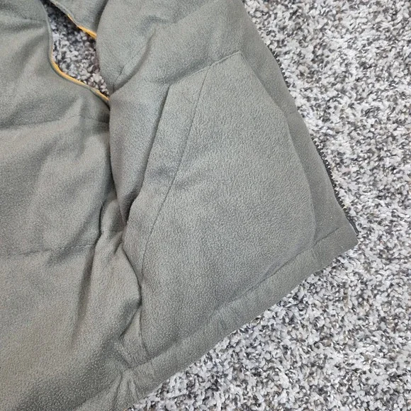 Old Navy Reversible Down Feather Puffer Vest 4/5 (XS) Utility Outdoor Y2K Retro - Picture 6 of 11